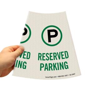 img 2 attached to 🅿️ Reflective Reserved Parking Message Sign - SmartSign