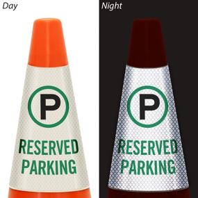 img 3 attached to 🅿️ Reflective Reserved Parking Message Sign - SmartSign