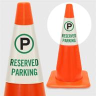 🅿️ reflective reserved parking message sign - smartsign logo