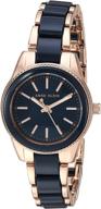 stylish anne klein women's resin bracelet watch: a perfect blend of fashion and function logo