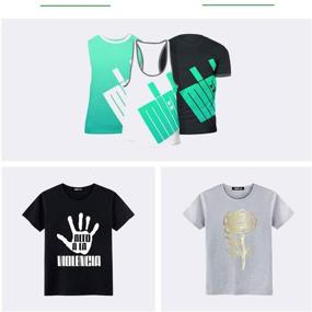 img 1 attached to 👕 Enhance Your T-Shirt Collection with Queens Style Heat Transfer Vinyl - 12x12" 20-Sheet HTV Bundle Compatible with Silhouette Cameo and More!