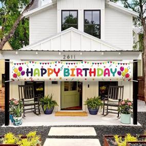 img 3 attached to Colorful Birthday 118X19 7 Grommets Decoration