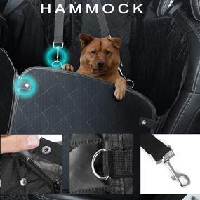 img 1 attached to 🐶 Protective Dog Car Seat Cover: Waterproof Hammock for Backseat, Scratchproof Pet Seat Covers for Cars Trucks - Tang Young