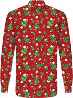 suitmeister christmas button dress shirt men's clothing in shirts logo