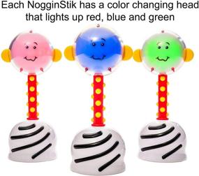 img 4 attached to 🧸 SmartNoggin NogginStik: Illuminating Developmental Rattle for Infant to 12 Months