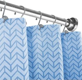 img 1 attached to 🚿 Ausemku Tension Shower Curtain Rod - 40-72 Inch, Rust-Free & Non-Slip Spring Tension Stainless Steel Rod for Bathroom, Kitchen - No Drilling Required