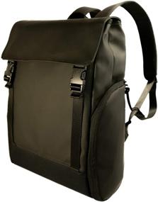 img 4 attached to Leather Backpack Business Charging Resistant