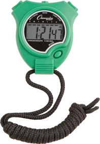 img 2 attached to Champion Sports Stopwatch Timer Set: Waterproof, Handheld Digital Clock Sport Stopwatches - 6 Pack with Large Display for Kids or Coach