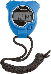 img 3 attached to Champion Sports Stopwatch Timer Set: Waterproof, Handheld Digital Clock Sport Stopwatches - 6 Pack with Large Display for Kids or Coach