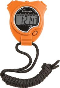 img 1 attached to Champion Sports Stopwatch Timer Set: Waterproof, Handheld Digital Clock Sport Stopwatches - 6 Pack with Large Display for Kids or Coach