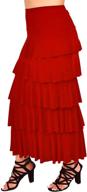 🌊 dare2bstylish women's waterfall tiered layered skirts: effortless elegance! logo