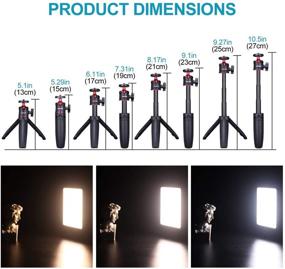 img 3 attached to 🎥 ULANZI набор осветительного оборудования для видеоконференций: Подсветите свою удаленную работу, звонки в Zoom, видеоролики на YouTube и прямые трансляции с помощью светодиодного освещения для фотографии и удлиненного штатива.