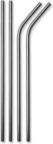 img 1 attached to 🥤 Simple Modern Reusable Stainless Steel Straw 4 Pack: Ideal for Classic, Voyager, Cruiser, and Scout Tumblers and Travel Mugs