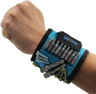 magnetic wristband, blendx men gifts with powerful magnets for holding screws, nails, drill bits - ideal tool for father's day gift for him, men, husband, dad, diy-er logo