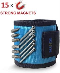 img 3 attached to Magnetic Wristband, BLENDX Men Gifts with Powerful Magnets for Holding Screws, Nails, Drill Bits - Ideal Tool for Father's Day Gift for Him, Men, Husband, Dad, DIY-er
