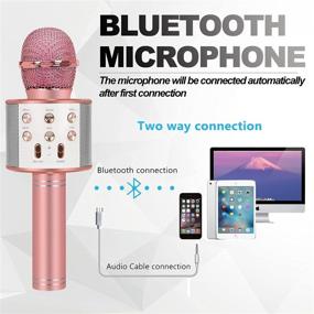 img 3 attached to 🎤 Revolutionary Bluetooth-Enabled Wireless Karaoke Machine