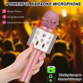 img 2 attached to 🎤 Revolutionary Bluetooth-Enabled Wireless Karaoke Machine