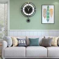 🕰️ enhance your living space with the meisd wall clock: a stylish and silent timepiece for home decor logo