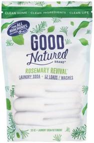 img 4 attached to All-Natural Rosemary Revival Laundry Soda: Eco-Friendly Detergent for Normal & HE Washers - 30oz (52 Loads)