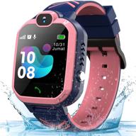 🎁 phyulls kids smart watch for ages 3-12 years – waterproof phone smartwatch with sos call, camera, games, recorder, alarm & music player – perfect christmas and birthday gifts for boys and girls (pink) logo