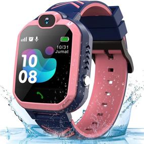 img 4 attached to 🎁 Phyulls Kids Smart Watch for Ages 3-12 Years – Waterproof Phone Smartwatch with SOS Call, Camera, Games, Recorder, Alarm & Music Player – Perfect Christmas and Birthday Gifts for Boys and Girls (Pink)