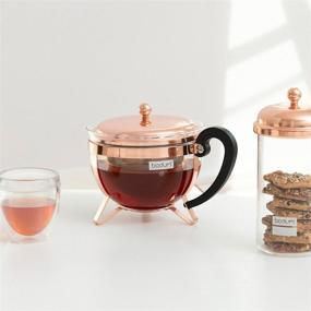 img 1 attached to ☕ Медный керамический чайник Bodum Chambord Classic - 44 унции.