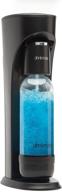 sparkling water and soda maker - drinkmate, carbonates any beverage, co2 cylinder not included (matte black) логотип