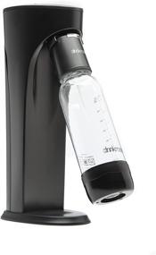 img 3 attached to Sparkling Water and Soda Maker - DrinkMate, Carbonates Any Beverage, CO2 Cylinder Not Included (Matte Black)