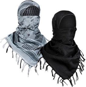 img 4 attached to Многоцелевой тактический кефия топ-рейтинга от FREE SOLDIER: Неотъемлемый аксессуар и шарф для мужчин.