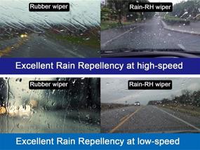 img 3 attached to 💧 RAIN-RH Windshield Wiper: Water Repellent Silicone Hybrid Blade 26inch - Pack of 1
