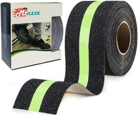 img 4 attached to Stay Safe Anywhere: Anti Slip Grip Tape 2 Inch x 16.4 Foot - Ideal for Indoor/Outdoor Stairs & Slippery Surfaces - Non-Slip Traction with Glow in The Dark Feature