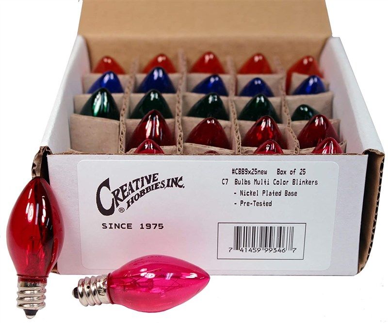 creative hobbies blinking candelabra christmas 로고