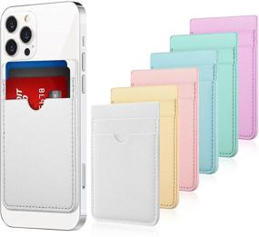 img 4 attached to Pieces Pocket Leather Compatible Smartphones