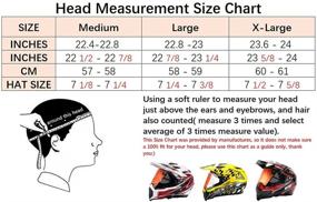 img 3 attached to 🍋 Adult Lemon Yellow MotorFansClub Medium Full Face Helmet - Off-Road Dirt Bike Motorcycle Modular Helmets with Flip Up Visor and Sun Shield