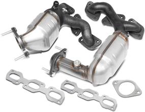 img 4 attached to 🚗 DNA Motoring OEM-CONV-009 Catalytic Converter Exhaust Header: Factory Style Replacement for 01-08 Escape / 01-06 Tribute 3.0L