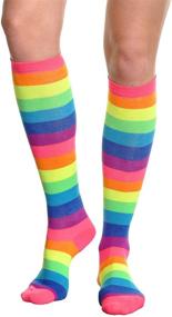 img 4 attached to Angelina Rainbow Striped Non Skid 2540A_4 6