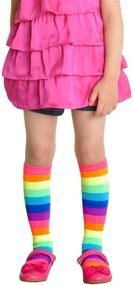 img 2 attached to Angelina Rainbow Striped Non Skid 2540A_4 6