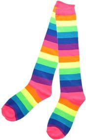 img 3 attached to Angelina Rainbow Striped Non Skid 2540A_4 6