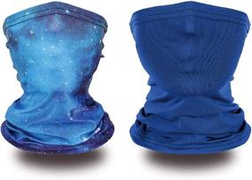 img 3 attached to Cold Weather Gaiter Bandana Cover Balaclava for Boys - Enhanced Protection & Accessory