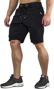 img 4 attached to CRYSULLY Cotton Shorts Trousers Running Sports & Fitness for Australian Rules Football