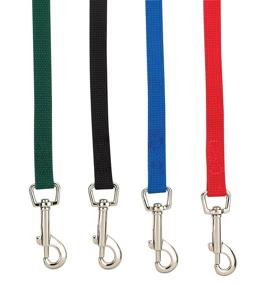 img 3 attached to Cotton Web Dog Training Lead - Guardian Gear, 6ft x 5/8in, in Black