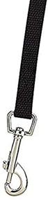 img 4 attached to Cotton Web Dog Training Lead - Guardian Gear, 6ft x 5/8in, in Black