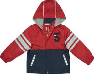 london fog fleece windbreaker varsity boys' clothing: jackets & coats for stylish protection logo