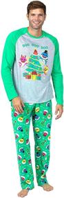 img 3 attached to Shark Piece Family Pajama Sleepwear