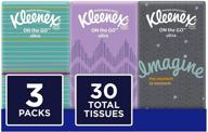 🤧 пачка носовых платков kleenex trusted care (10 коробок, 3 слоя, по 10 платков) логотип