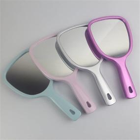 img 3 attached to Moiom Handheld Mirror Womens Mirrors