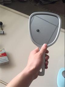 img 1 attached to Moiom Handheld Mirror Womens Mirrors