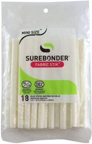 img 4 attached to 🔥 Surebonder Fabric Hot Glue Sticks FS-18: Mini Size 4" L, 5/16" D - 18 Pack, Machine Washable, Made in USA