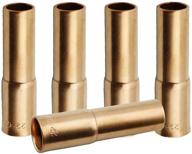 🔧 weldingcity 5-pk gas nozzle 22-62 5/8" for lincoln magnum 200-250 and tweco professional #2 mig welding guns - enhance welding performance with quality nozzles logo