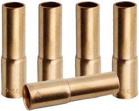 img 1 attached to 🔧 WeldingCity 5-pk Gas Nozzle 22-62 5/8" for Lincoln Magnum 200-250 and Tweco Professional #2 MIG Welding Guns - Enhance Welding Performance with Quality Nozzles